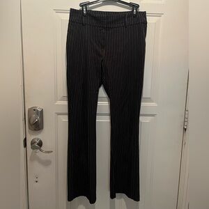 Flirtatious Black Pinstripe Women's Pants